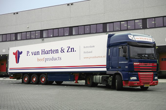 transports de  viande p van harten en zn